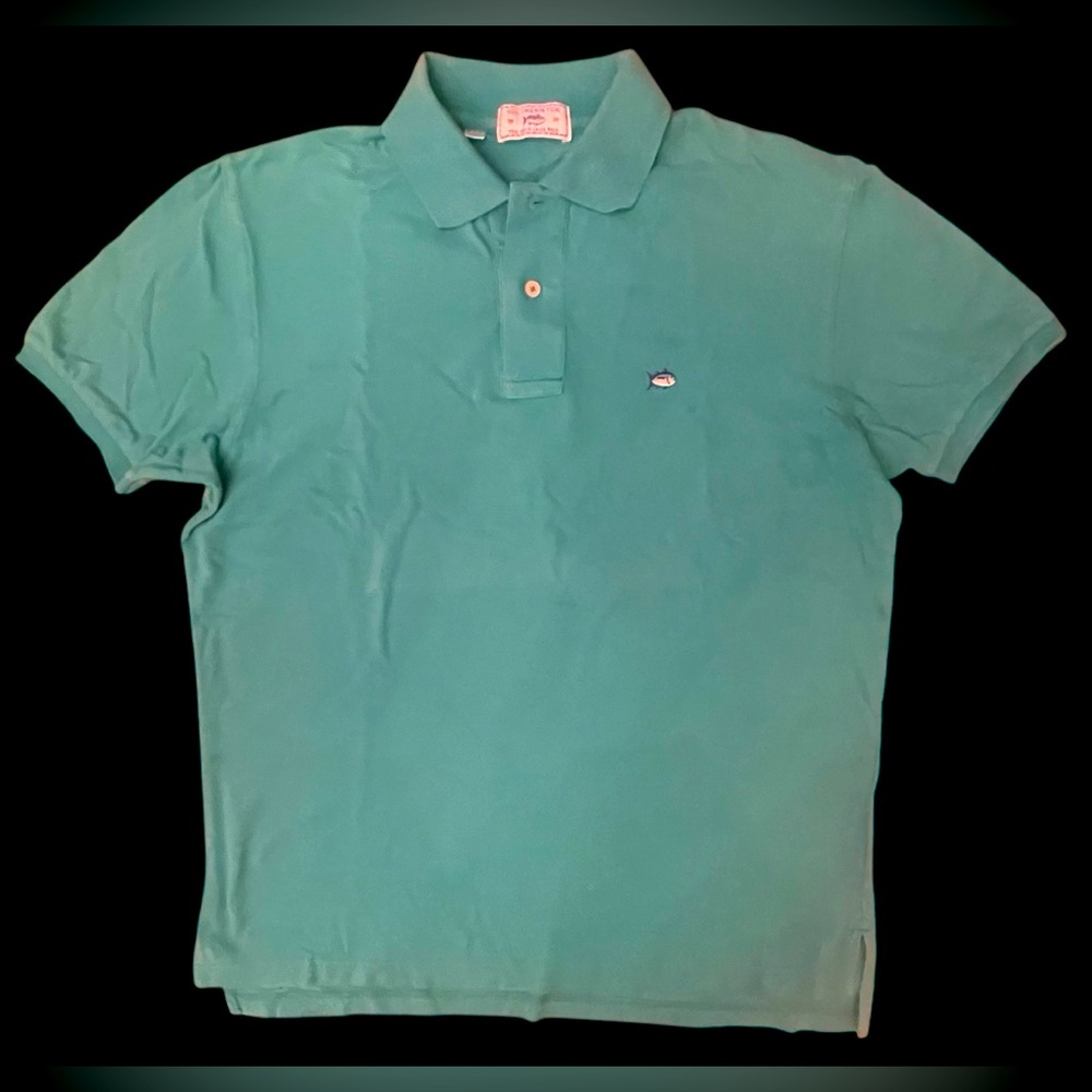 Southern Tide Men's Green Polo Shirt